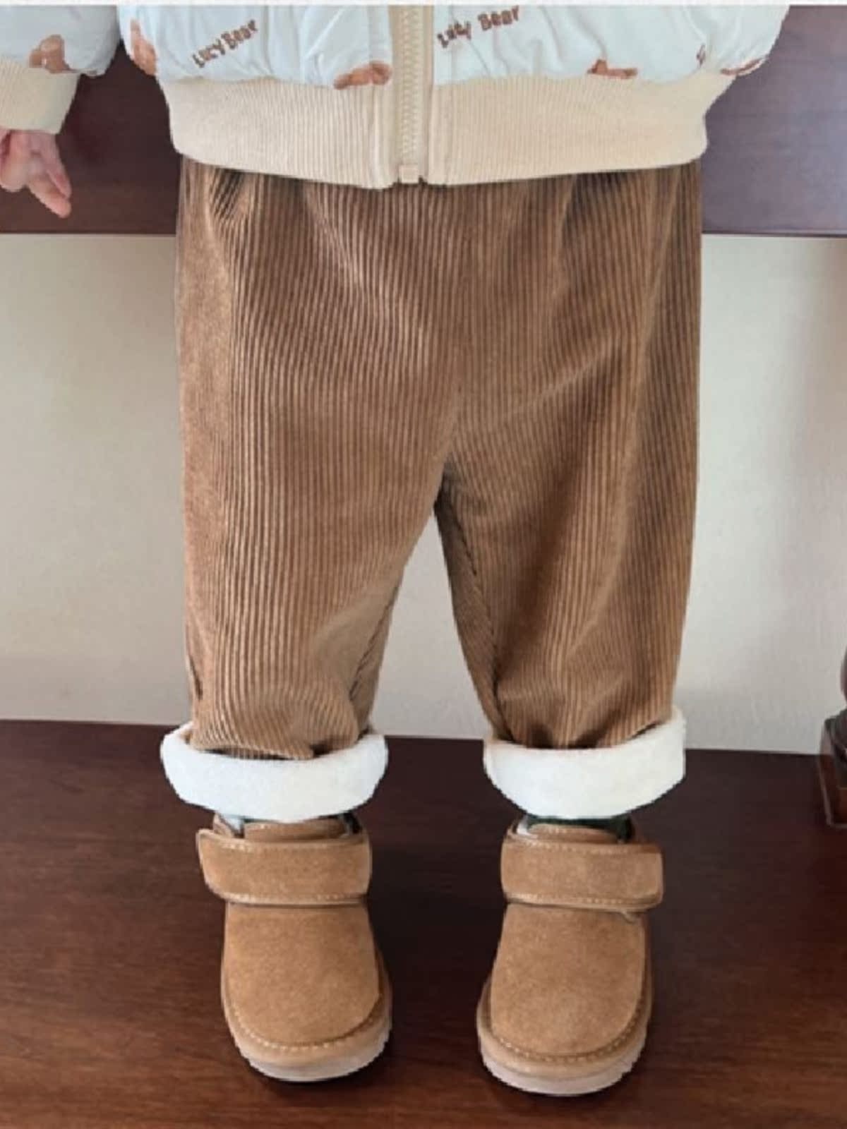 Autumn Winter Fleece Lined Cor - огляд і ціна Corduroy Pant Warm