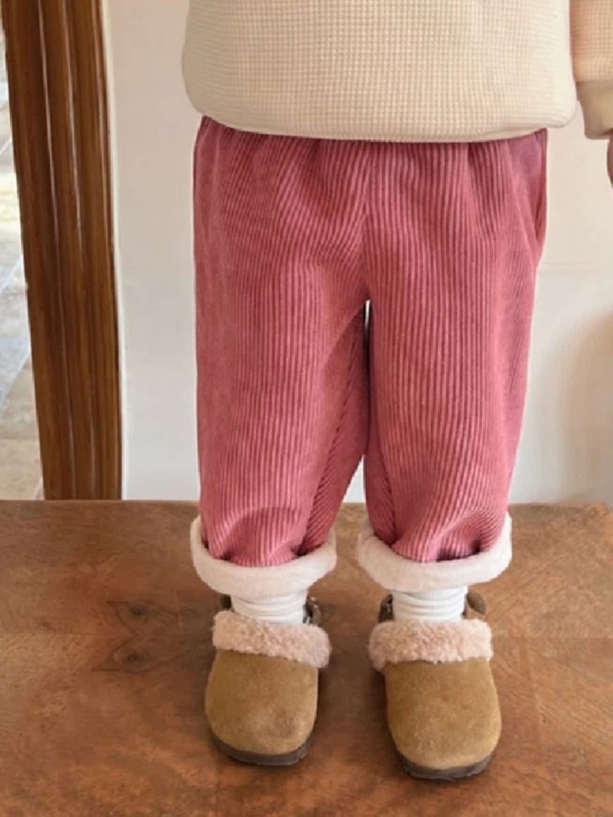 Autumn Winter Fleece Lined Cor - огляд і ціна Corduroy Pant Warm