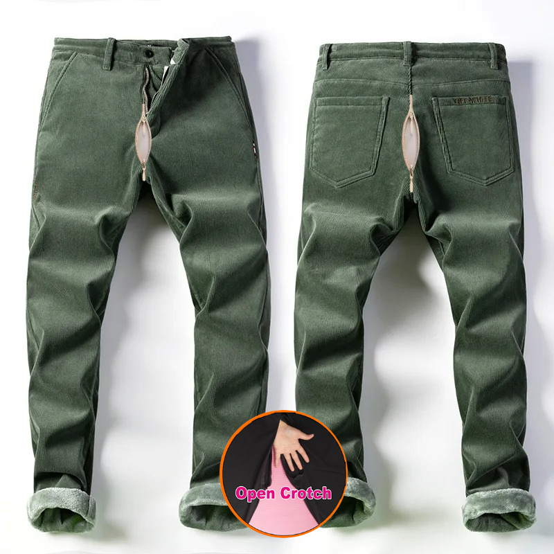 Open Crotch Men Fall Winter Fl - огляд і ціна Corduroy Pant Warm
