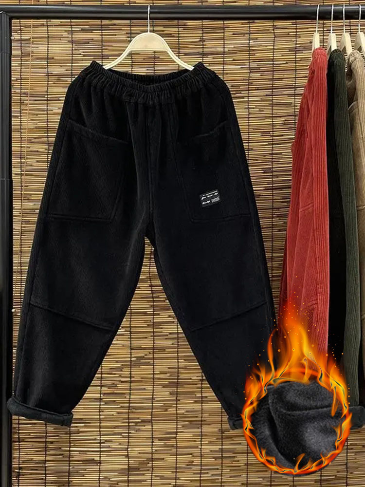 Casual Plus Velvet Womens Hare - огляд і ціна Corduroy Pant Warm