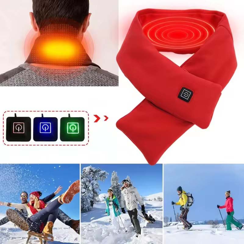 USB Women Men Heating Scarf Te - огляд і ціна Neck Gaiter Fleece