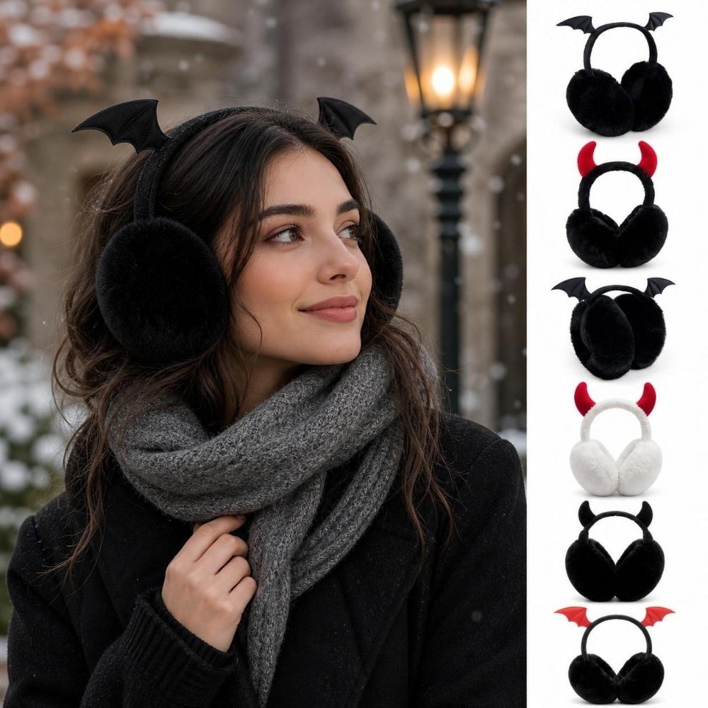 Gothic Foldable Earmuffs Bat W - огляд і ціна Earmuffs Foldable