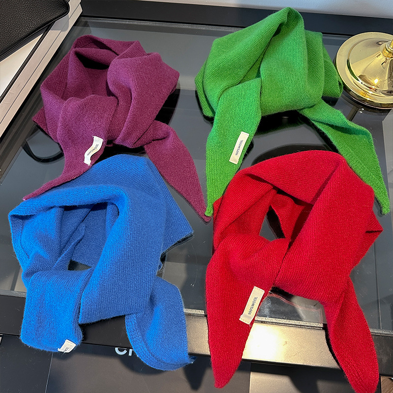 100% Wool Korean Style Knitted - огляд і ціна Shawl Wrap Winter