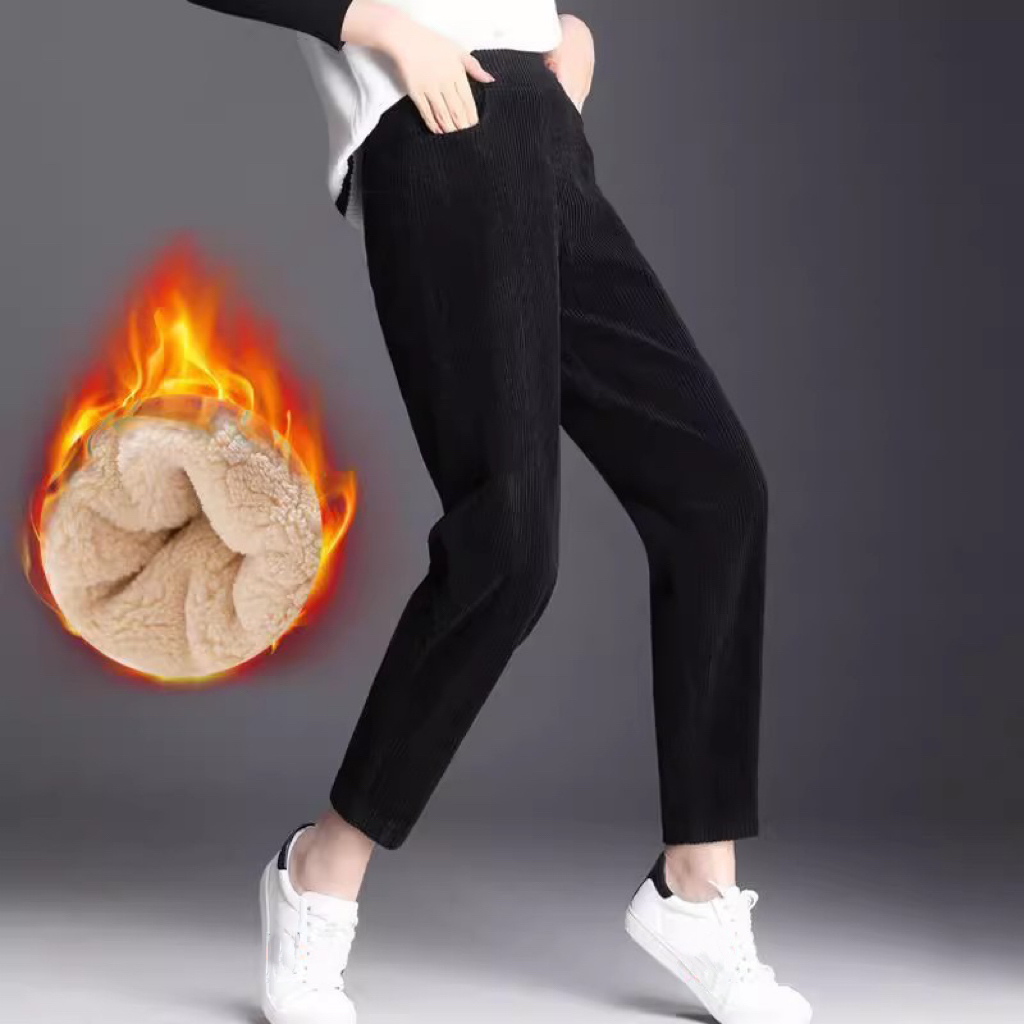 1pcs Women Autumn Winter Plush - огляд і ціна Corduroy Pant Warm